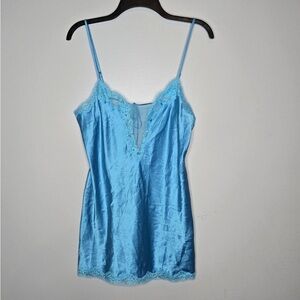 Victoria's Secret Blue Lace Chemise